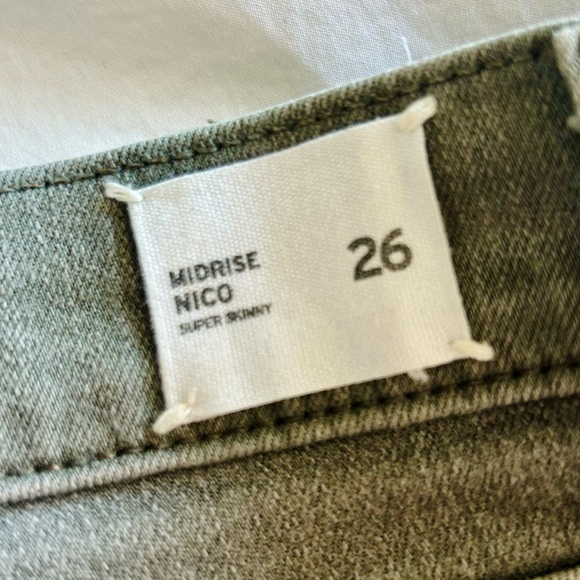 Hudson Nico Midrise Skinny Jeans, Sz 26 - Picture 5 of 7